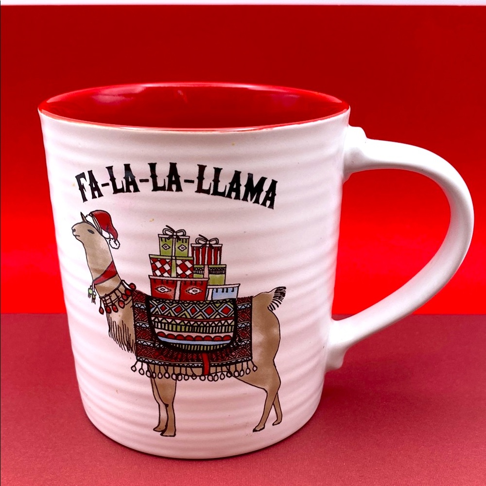 2018 Spectrum Designz Festive 16oz Fa-La-La-Llama Christmas Novelty Holiday Mug